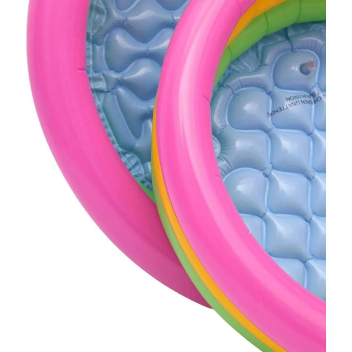 GENERICO - Piscina Inflable Acolchada para Bebés Tricolor de 168 cm