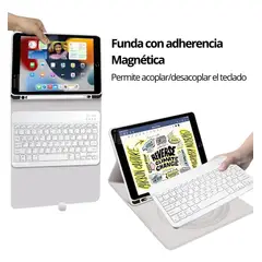 GENERICO - Funda Teclado Magnética para iPad 97 con Soporte Ajustable