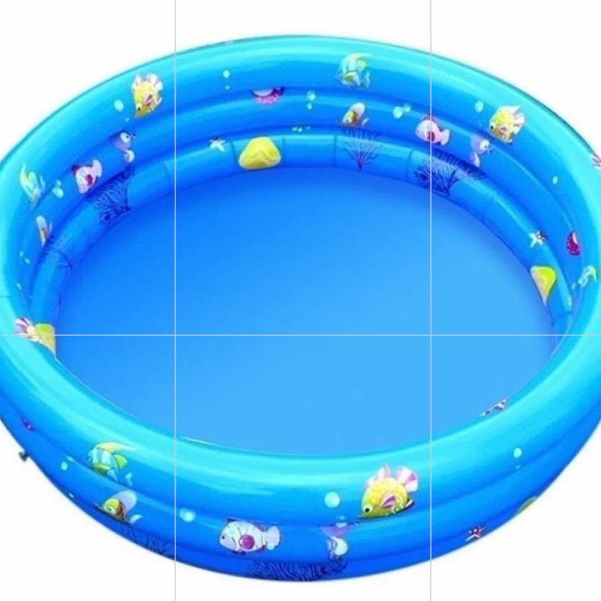 GENERICO - Piscina Inflable de PVC para Bebés 3 Anillos 140 cm Diversión