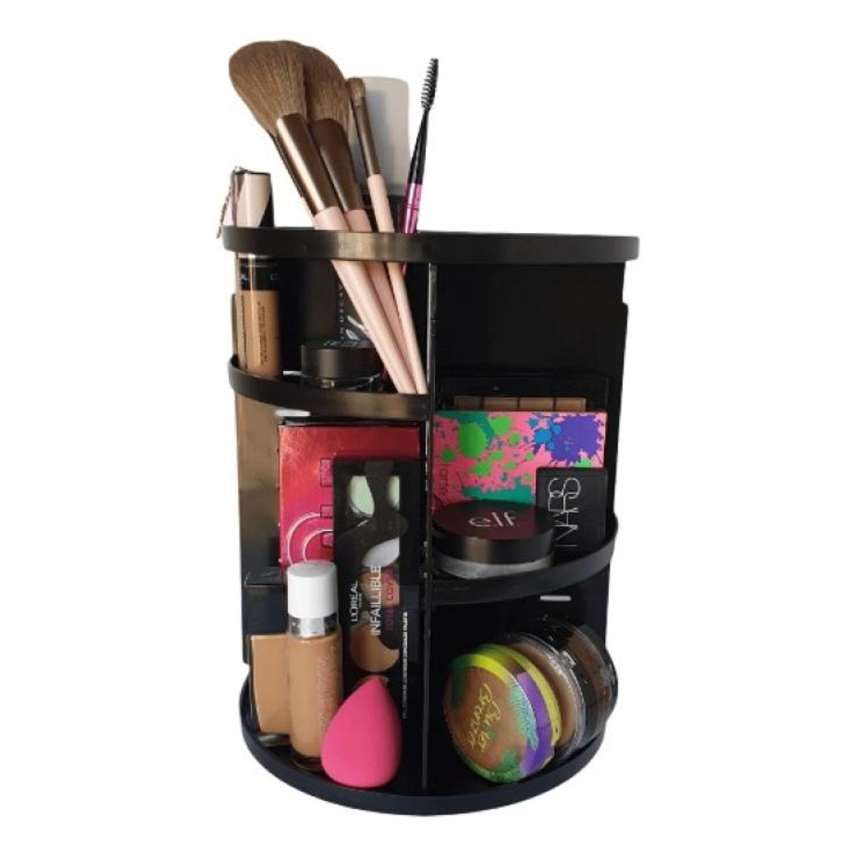 GENERICO - Organizador Giratorio 360 para Maquillaje y Cosméticos