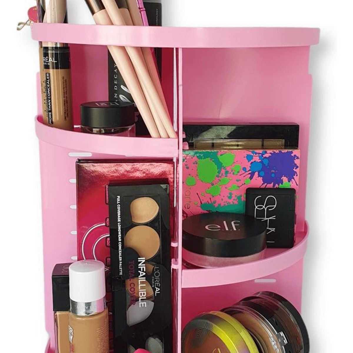 GENERICO - Organizador Giratorio 360 para Maquillaje y Cosméticos