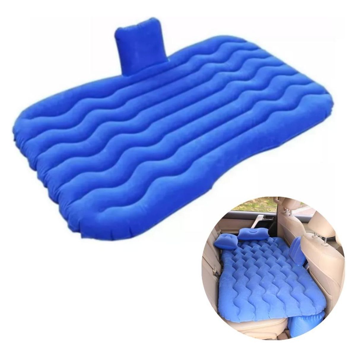 GENERICO - Cama Inflable Trasera para Autos con Compresor de 12V