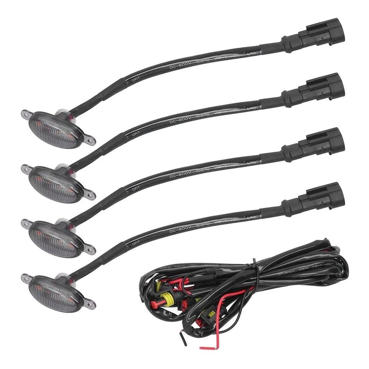 GENERICO - Iluminación LED Ámbar para Parrilla Frontal de Vehículos