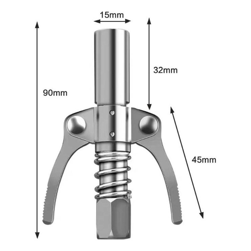 GENERICO - Kit de Boquillas Engrasadoras con Manguera de 30 cm