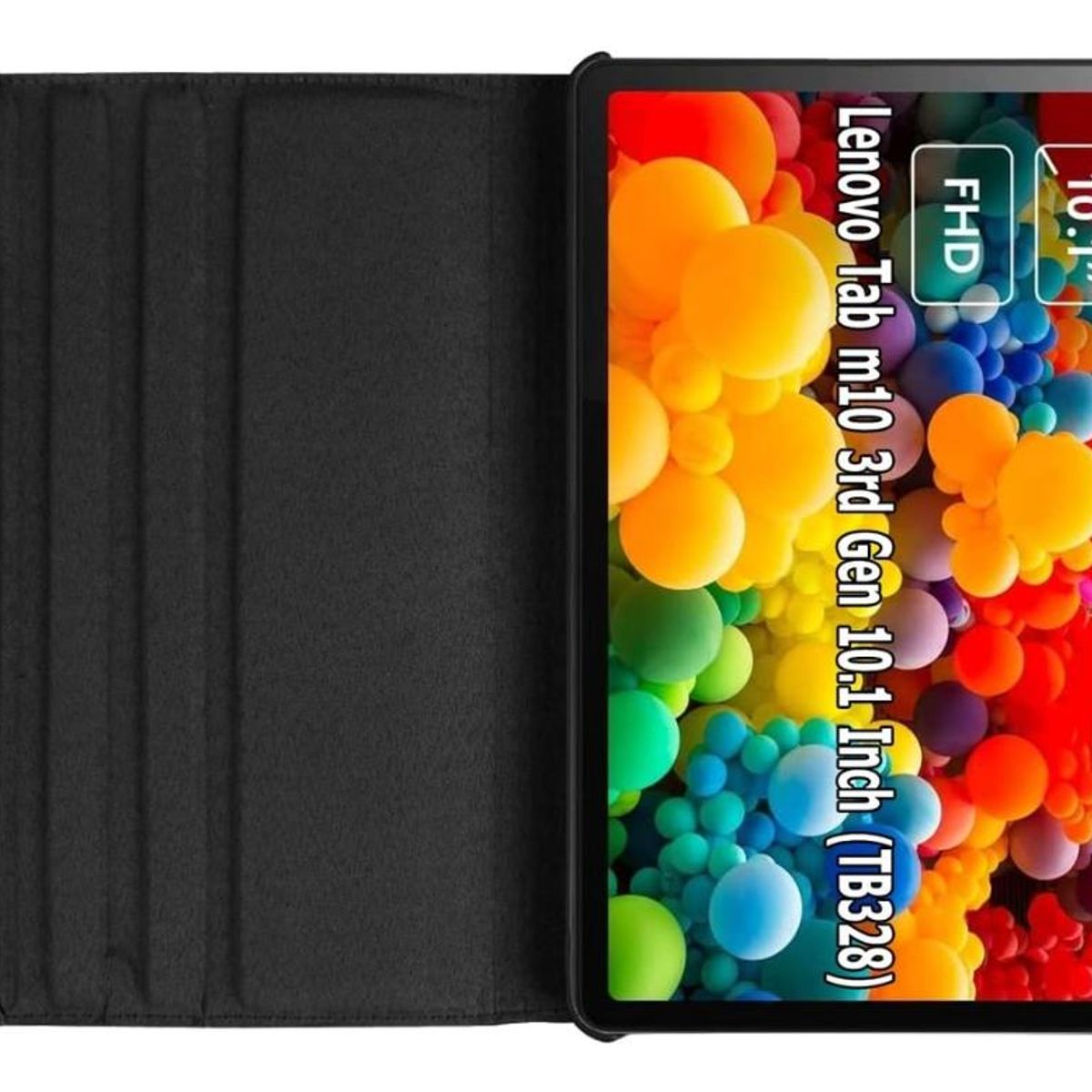 GENERICO - Funda Plegable Giratoria Premium para Tablet de 101