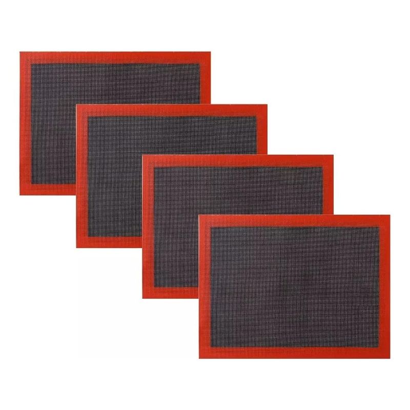 GENERICO - Tapete Microperforado de Silicona para Hornear 4 Piezas