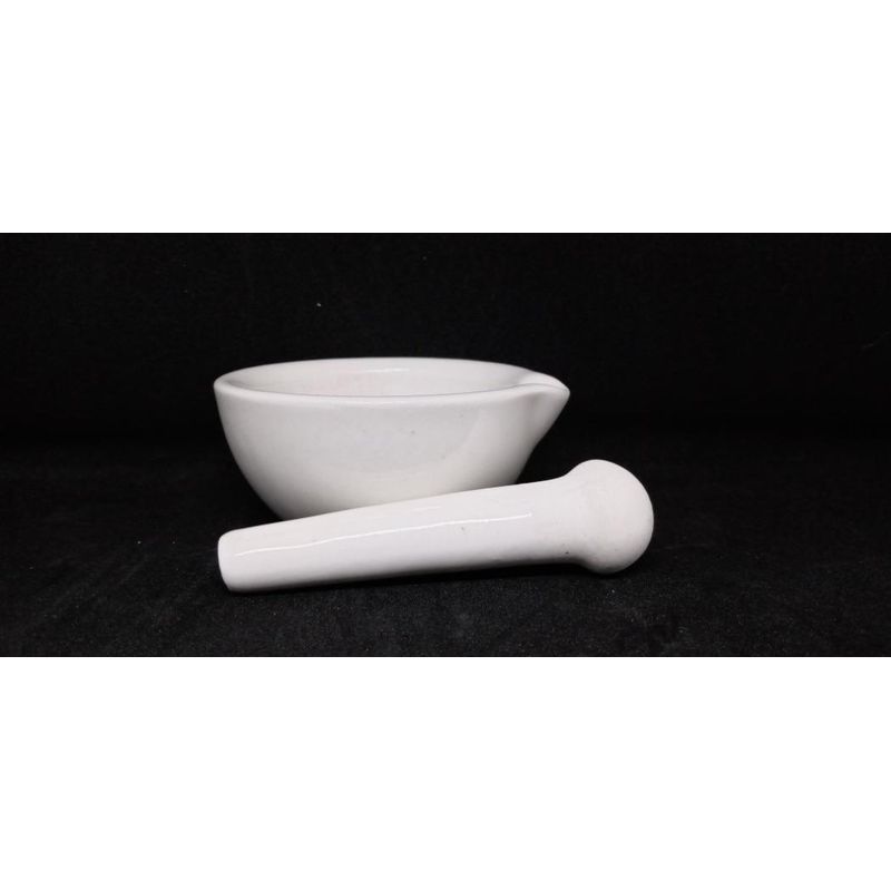 GENERICO - Mortero de porcelana con pistilo 10 cm de diámetro