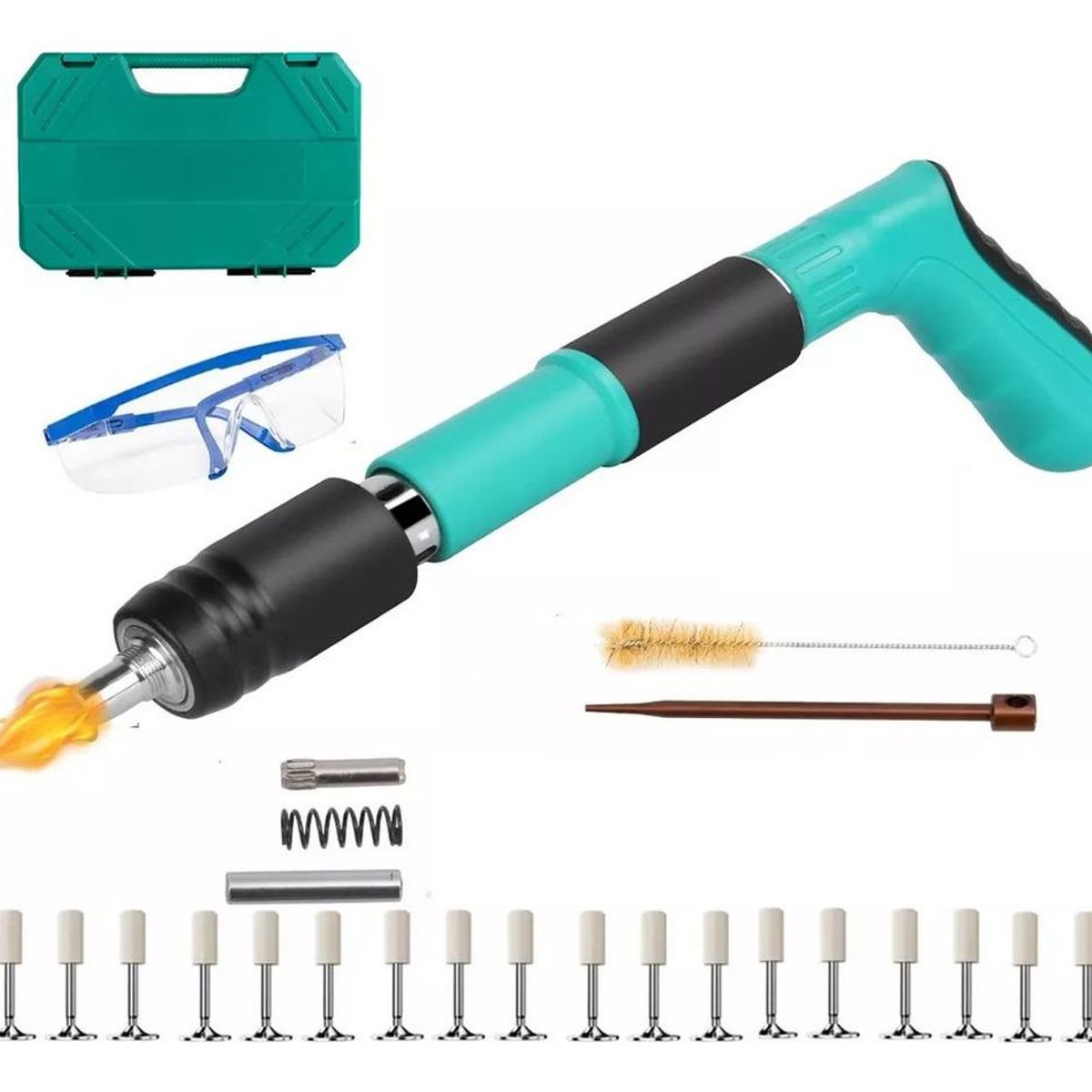 GENERICO - Clavadora Manual Portátil para Paredes y Tuberías 20 Clavos