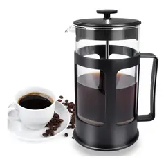 GENERICO - Cafetera Prensa Francesa de Vidrio para Café y Té 1L