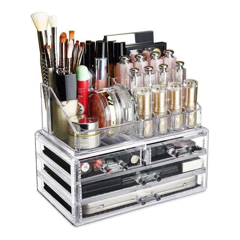 GENERICO - Organizador Acrílico Profesional para Maquillaje y Joyas