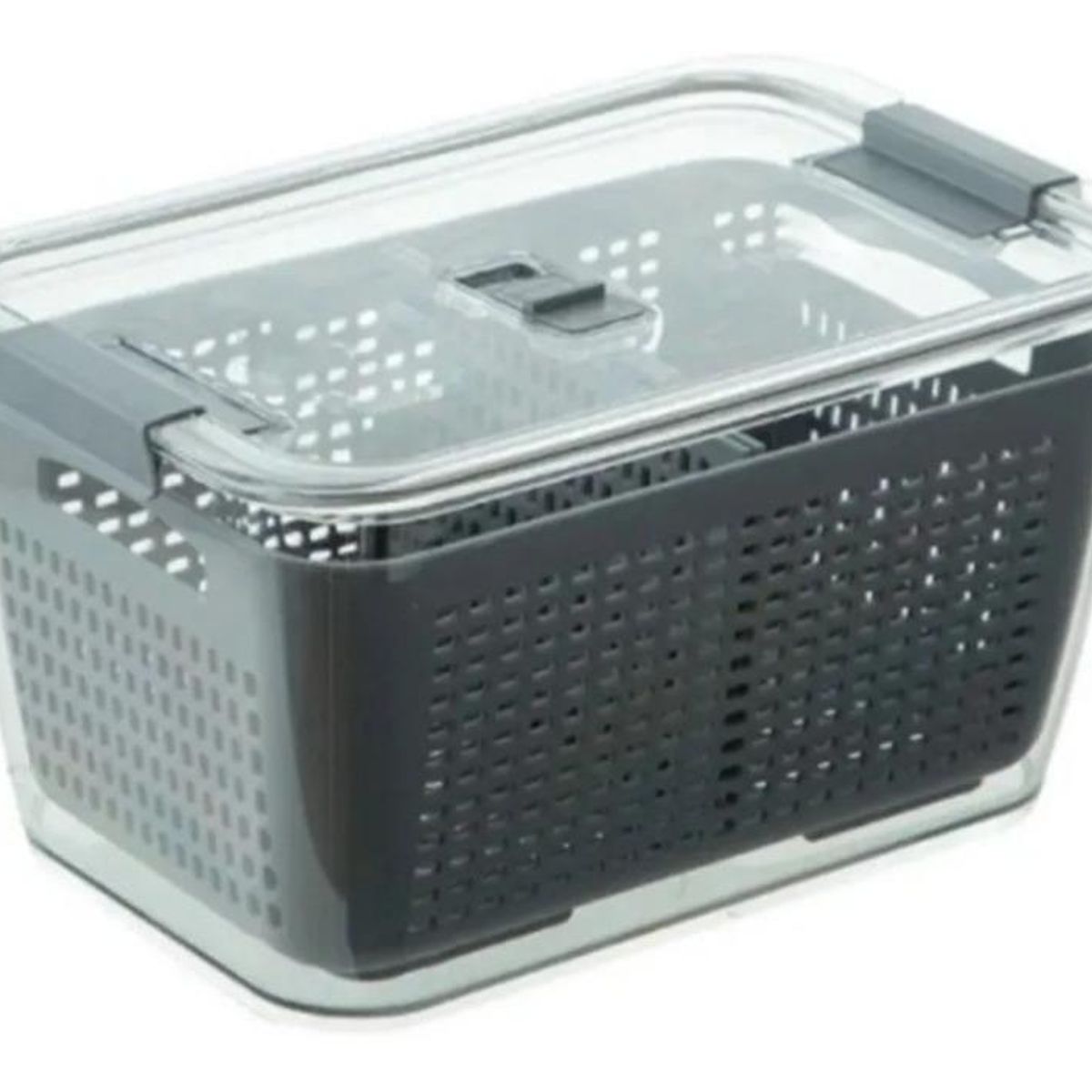 GENERICO - Caja Organizadora Sellada para Alimentos Frescos en Gris