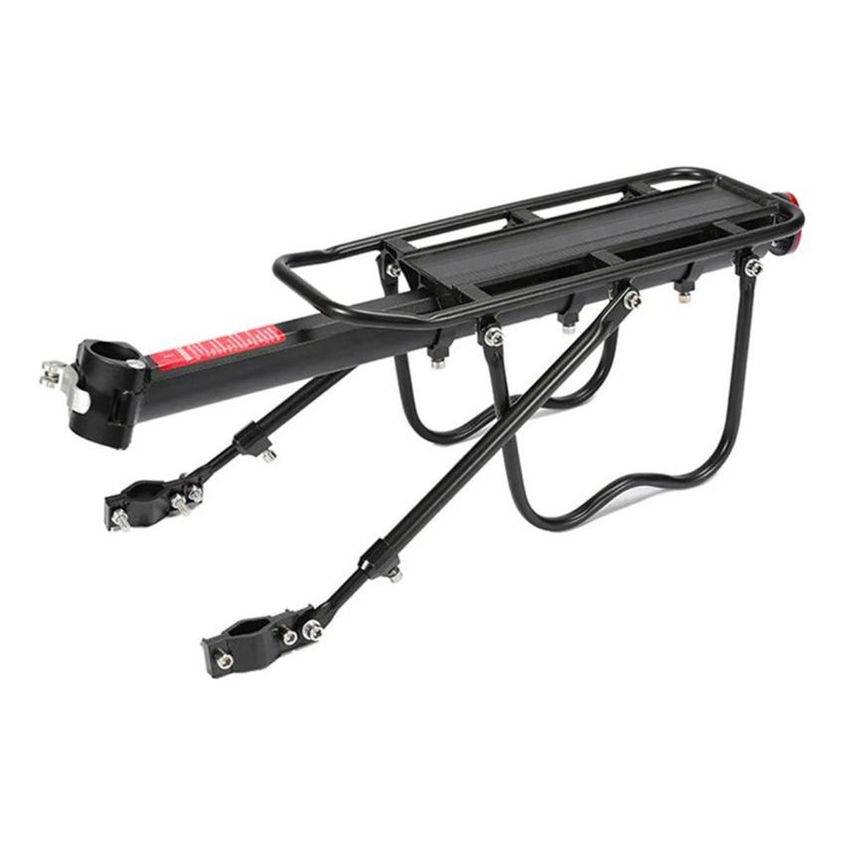 GENERICO - Parrilla de Bicicleta Ajustable con Reflector y Gran Capacidad