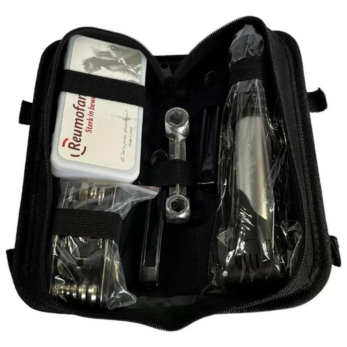 GENERICO - Kit de Herramientas Multifuncional y Bombín para Bicicletas