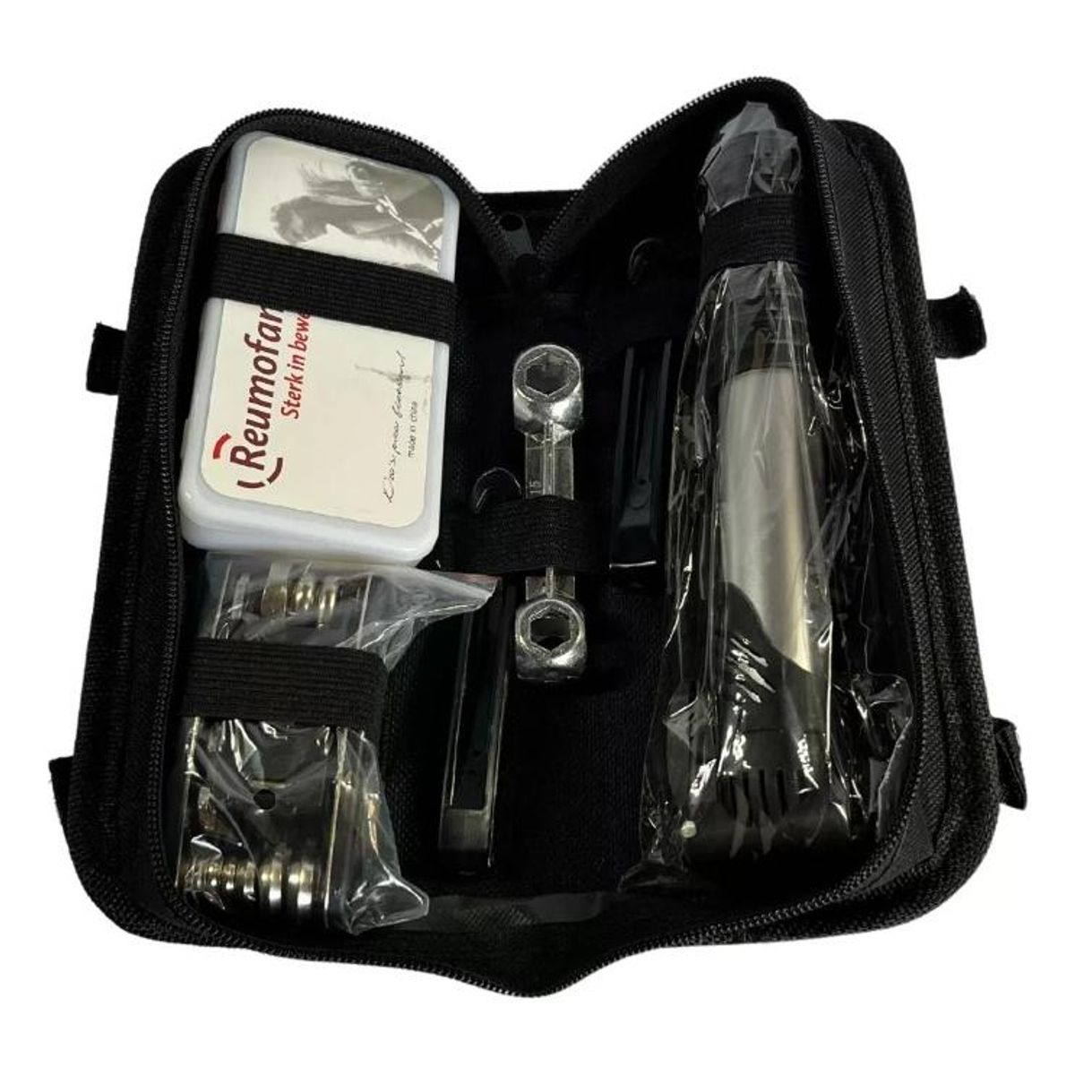 GENERICO - Kit de Herramientas Multifuncional y Bombín para Bicicletas