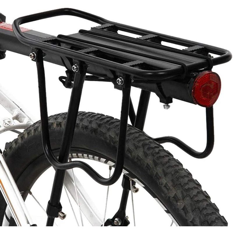GENERICO - Parrilla Ligera para Bicicleta con Soporte para Alforjas