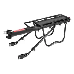 GENERICO - Parrilla Trasera de Aluminio para Bicicleta Ajustable 50kg