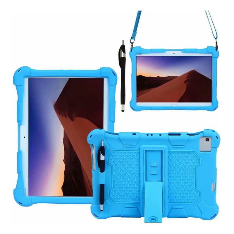 GENERICO - Funda de Silicona con Soporte y Lápiz para Tablet 87”
