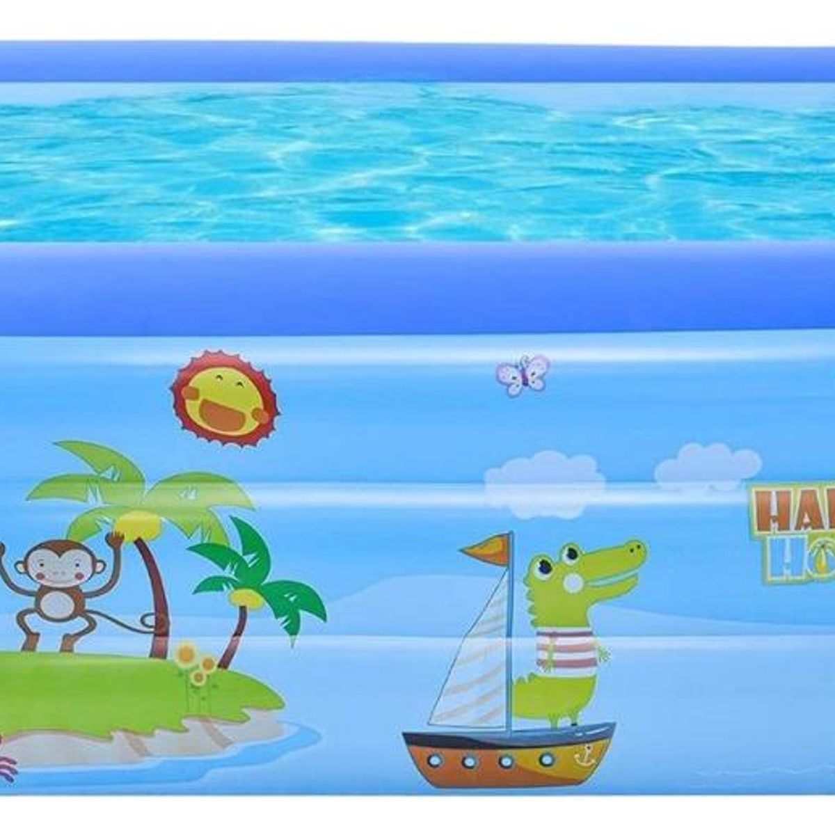 GENERICO - Piscina Inflable Rectangular Colorida para Niños 150 M