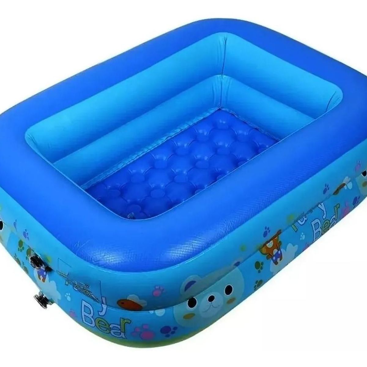 GENERICO - Piscina Inflable Cuadrada para Diversión Aquática Familiar.