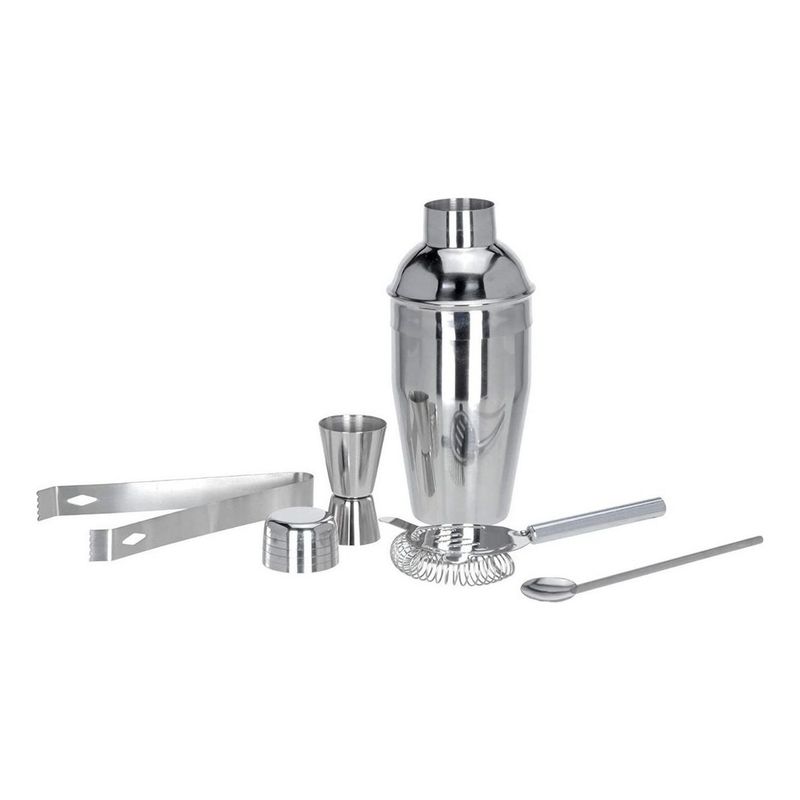 GENERICO - Set de Coctelería 5 Piezas de Acero Inoxidable Elegante