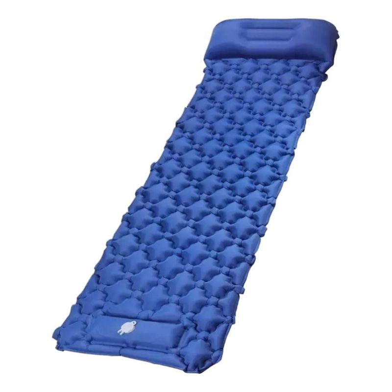 GENERICO - Colchoneta Inflable Plegable para Camping y Trekking 5cm