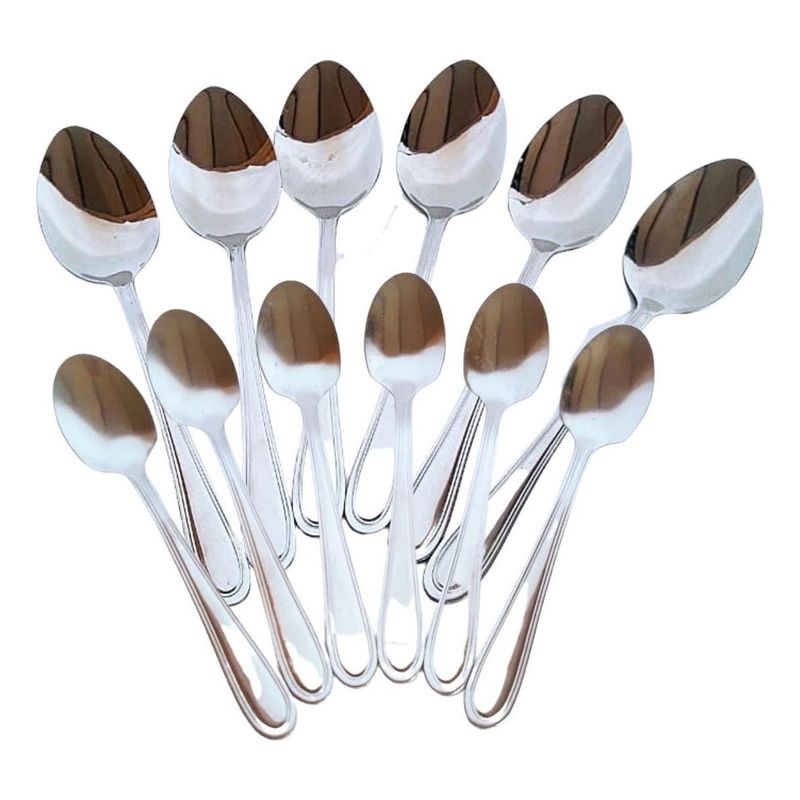 GENERICO - Set de Cucharas de Acero Inoxidable Elegantes y Duraderas