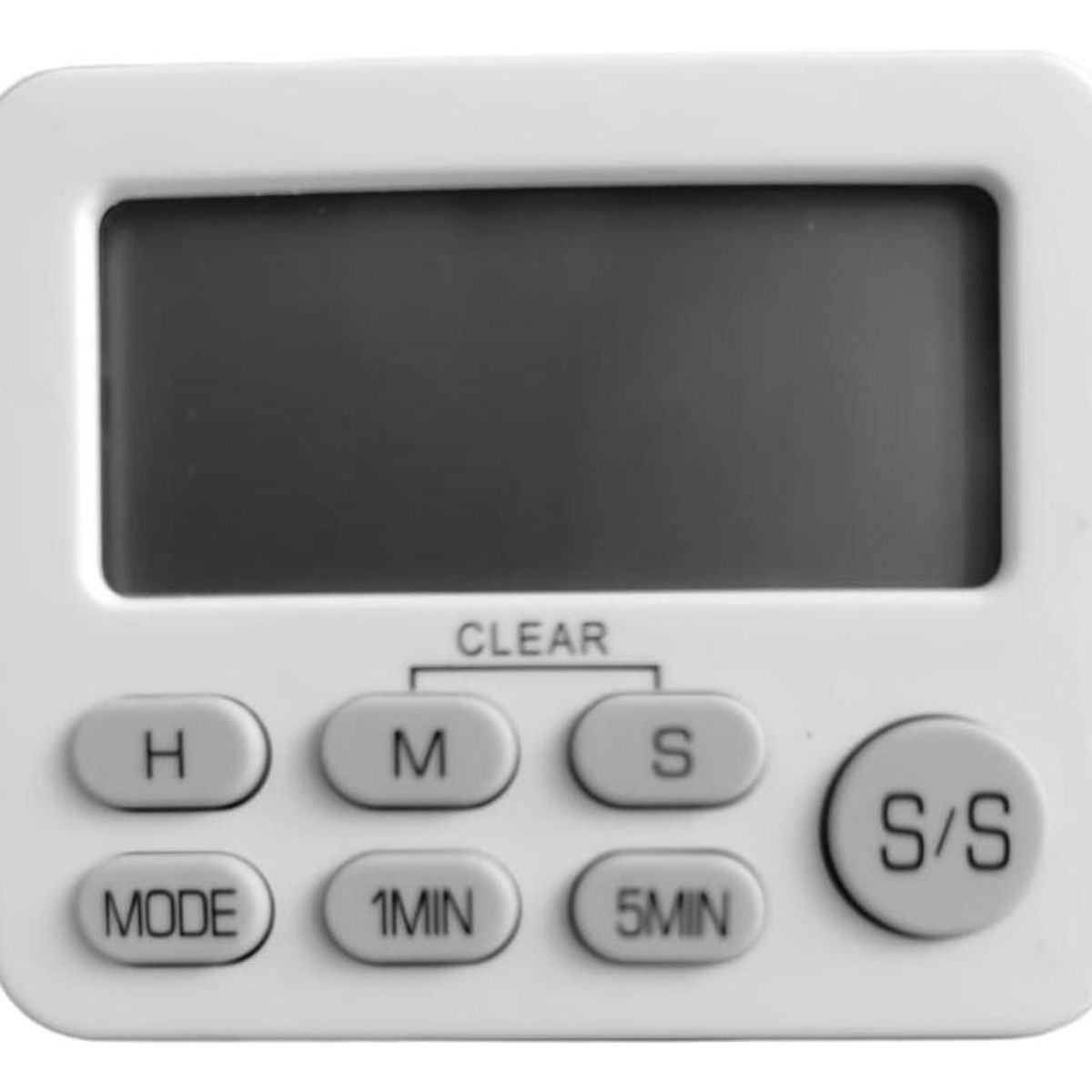 GENERICO - Temporizador Digital con Pantalla Grande y Soporte Magnético