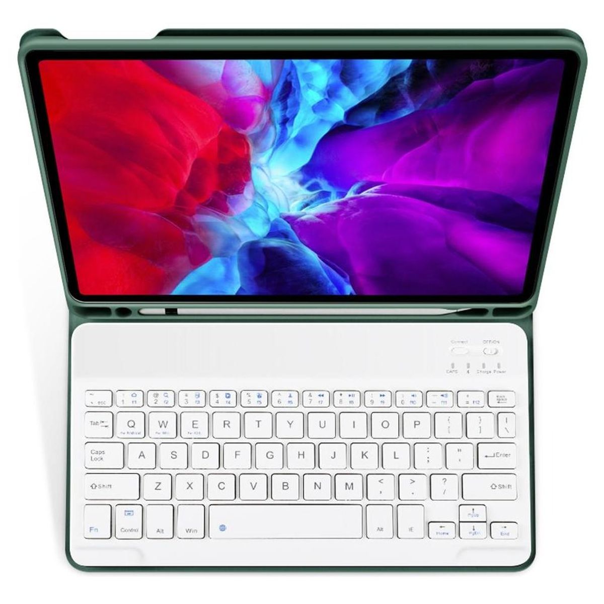 GENERICO - Funda con Teclado y Ranura para Apple Pencil iPad 102