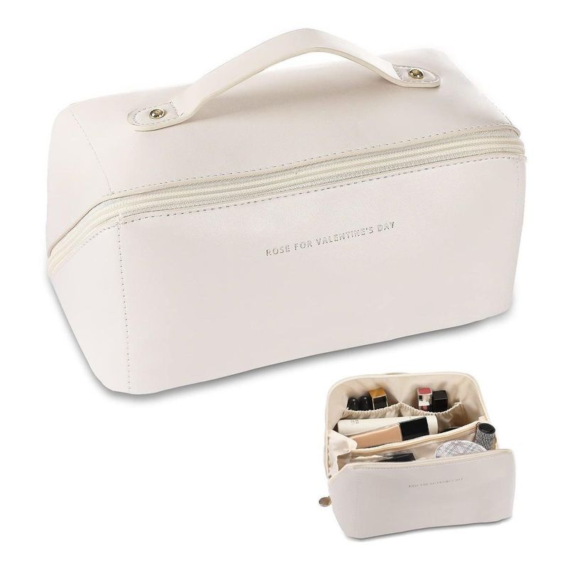 GENERICO - Bolsa Organizador de Viaje Para Maquillaje Grande y Práctica