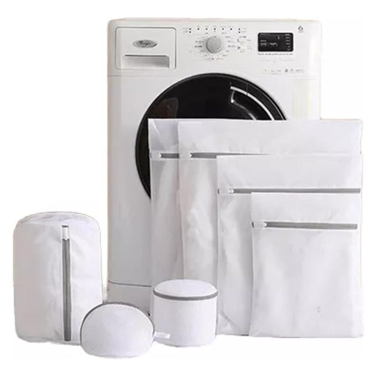 GENERICO - Juego de 7 Bolsas de Malla para Lavado de Ropa Delicada