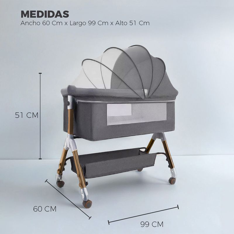 MUNDO ONLINE - Cuna Colecho Moisés Bebe Mecedora Con Mudador