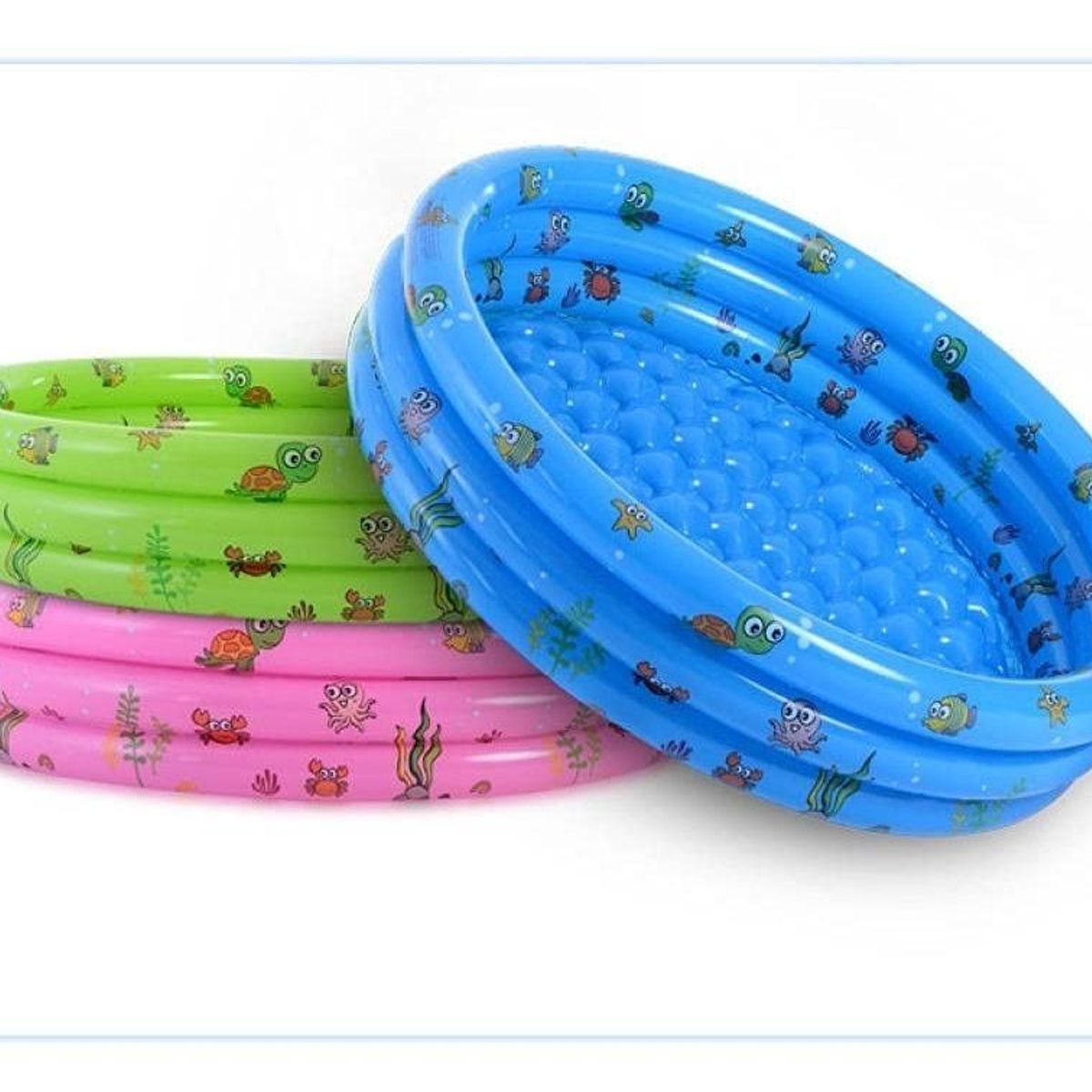 GENERICO - Bañera Inflable Colorida para Niños con Diseño Divertido