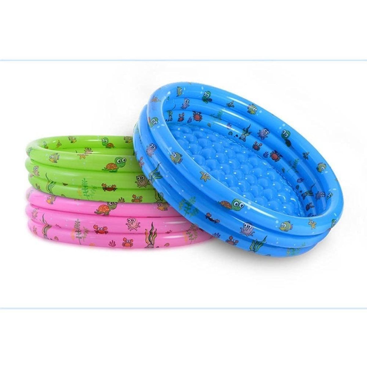 GENERICO - Bañera Inflable Colorida para Niños con Diseño Divertido