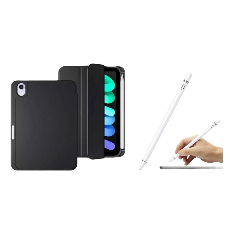 GENERICO - Funda Smart con Lápiz para iPad Mini 6 Protección y Estilo