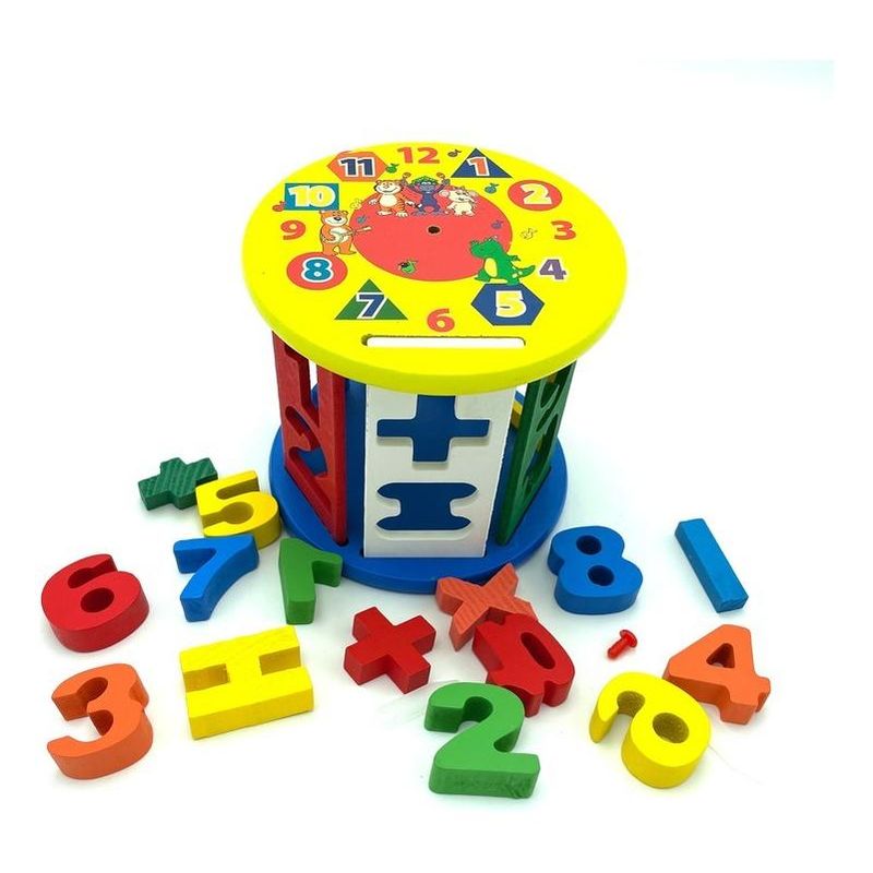 GENERICO - Juego Educativo de Encajes en Madera para Niños