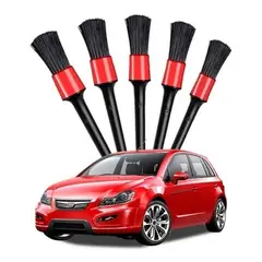GENERICO - Juego de 5 Pinceles para Limpieza Detallada de Auto
