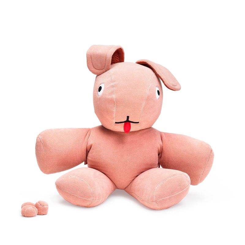 FATBOY - Peluche Puff Gigante Conejo  CO9 XS - Teddy - Rosado