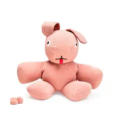 FATBOY - Peluche Puff Gigante Conejo CO9 XS - Teddy - Rosado
