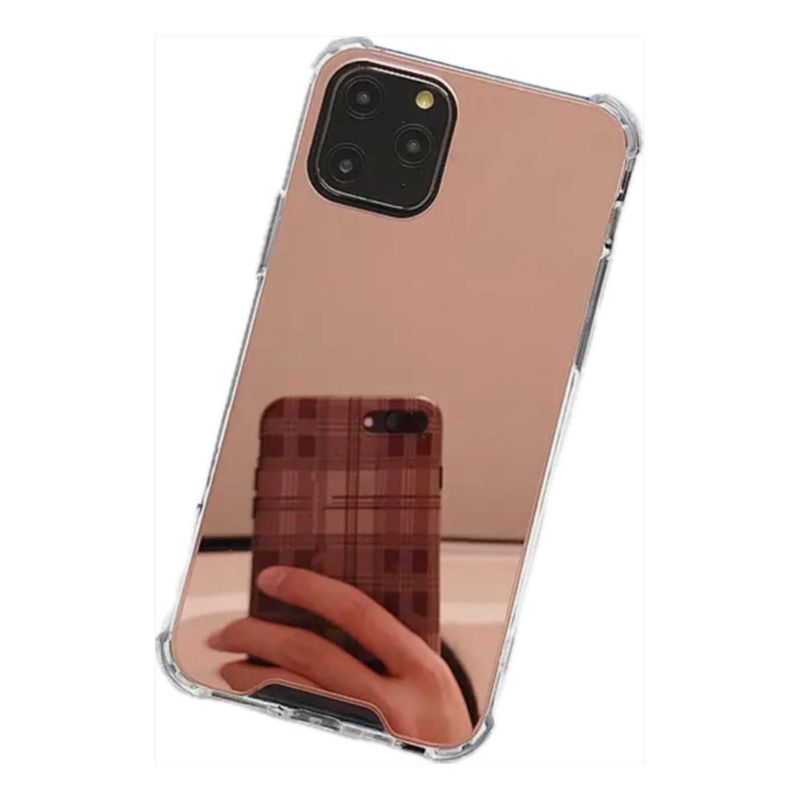 GENERICO - Funda Espejo Protectora Rosada para iPhone 7 y 8 Plus