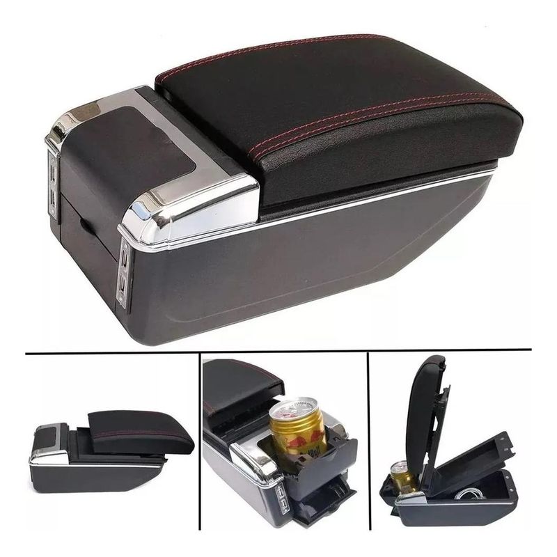 GENERICO - Soporte Universal de Brazos con 7 Puertos USB para Auto