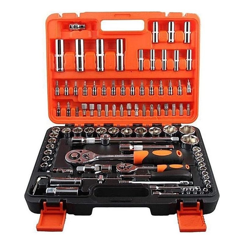 GENERICO - Set Completo de Herramientas con 94 Piezas y Caja Organizada