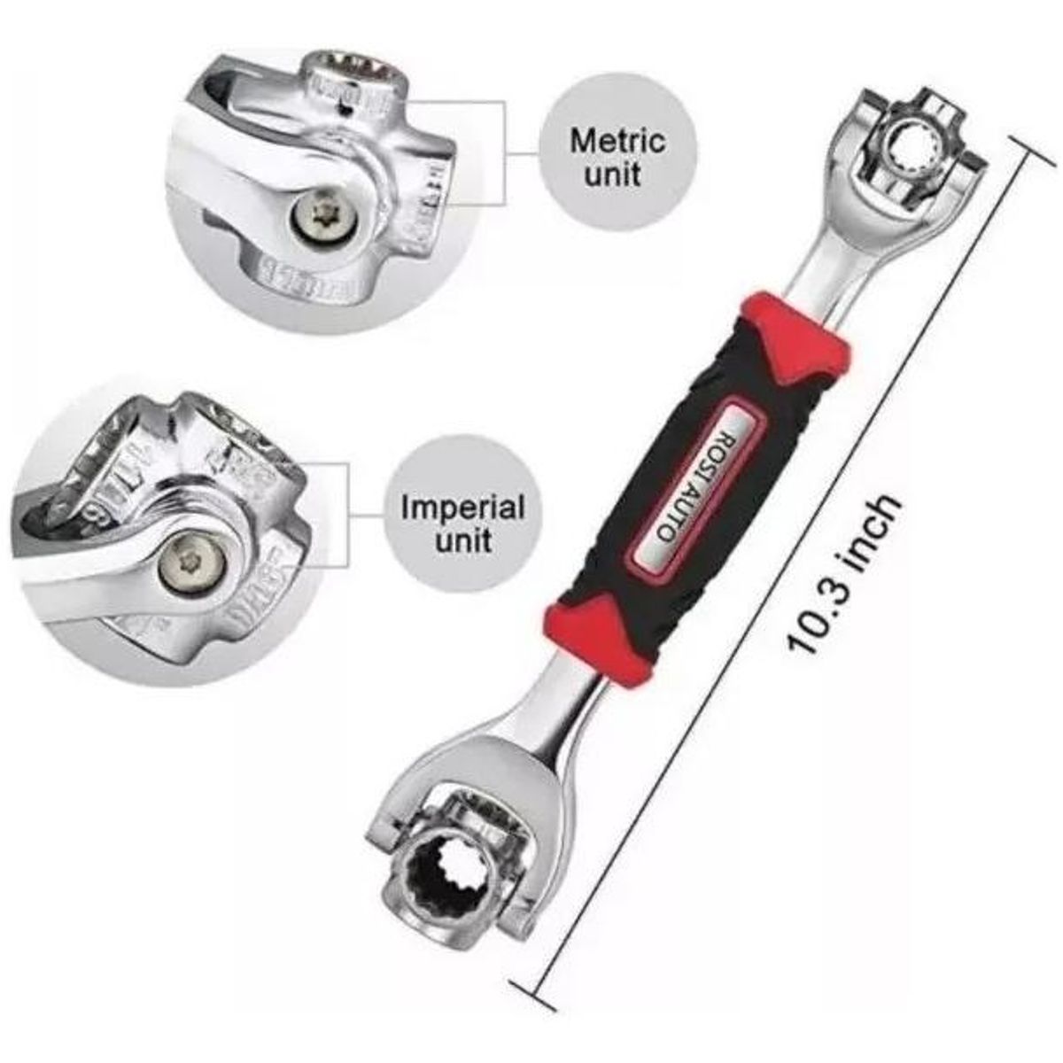 GENERICO - Llave Multifuncional 48 en 1 con Mango Antideslizante