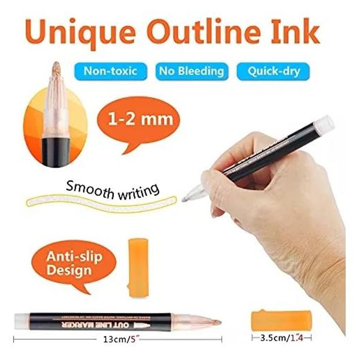 GENERICO - Rotuladores Doble Línea Multicolor para Escritura Creativa