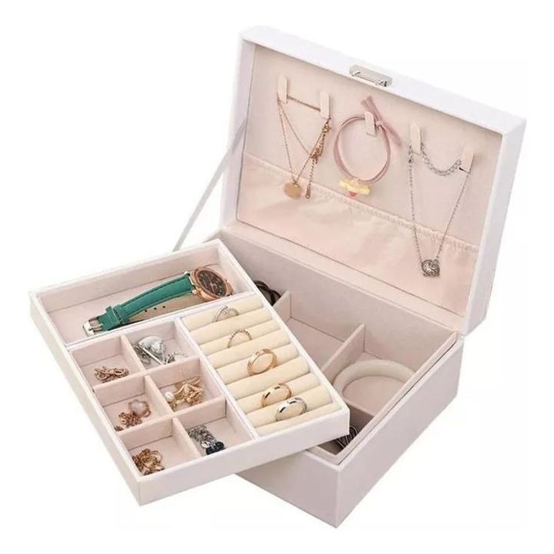 GENERICO - Joyero Organizador Elegante con Divisiones para Joyas