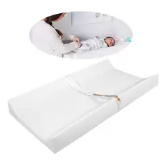 GENERICO - Alfombrilla Suave Impermeable para Cambio de Bebés 80x40 cm