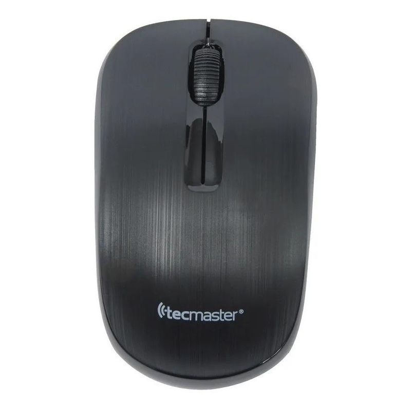 GENERICO - Mouse Bluetooth Inalámbrico Negro Ultra Delgado y Ergonómico