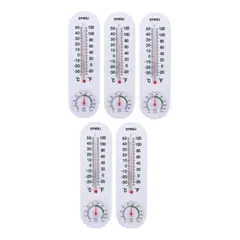 GENERICO - Termómetro Higrométrico Analógico Pack de 5 Unidades