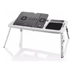 GENERICO - Base Portátil Ajustable para Notebook en Cama Color Blanco