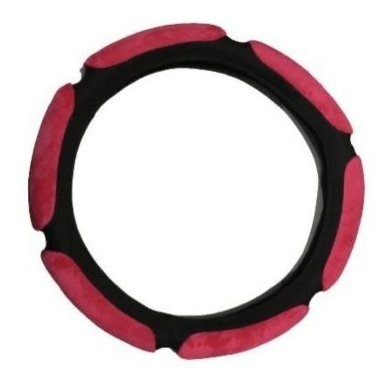 GENERICO - Funda Elegante Rosa para Volante de Autos y Camionetas