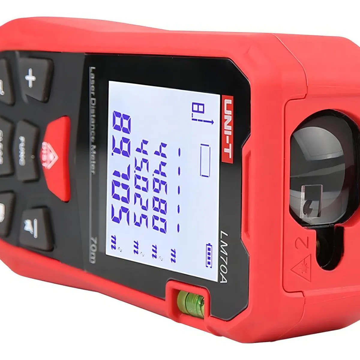 GENERICO - Medidor Láser Profesional 70m con Cálculo de Área y Volumen